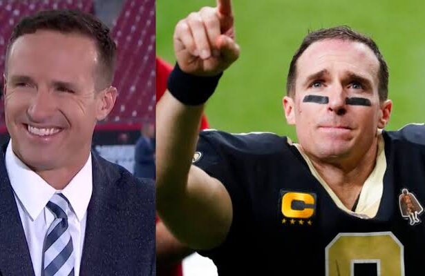Drew Brees Makes His NBC Debut, Internet Amazed by His New Hair