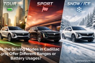 Do the Driving Modes in Cadillac Lyriq Offer Different Ranges or Battery Usages?